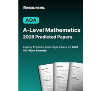 A-Level Mathematics AQA Predicted Papers for 2026:: (7357)