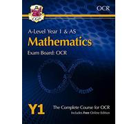 A-Level Maths for OCR: Year 1 & AS Student Book with Online Edition: course companion for the 2026 and 2027 exams (CGP OCR A-Level Maths)