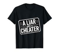 A Liar and A Cheater Breakup Puns Expose Ex - Value Graphic T-Shirt