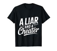 A Liar and A Cheater Breakup Puns Expose Ex - Value Graphic T-Shirt