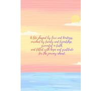 A life shaped by love and kindness: Simple lined notebook | A5 | 100 pages | Christian gift | Christian journal