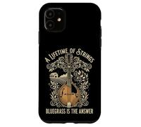 A Lifetime Of Strings Bluegrass Is The Answer Mandolin Case for iPhone 11