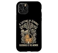 A Lifetime Of Strings Bluegrass Is The Answer Mandolin Case for iPhone 11 Pro