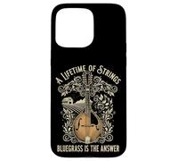 A Lifetime Of Strings Bluegrass Is The Answer Mandolin Case for iPhone 15 Pro Max