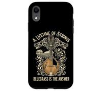 A Lifetime Of Strings Bluegrass Is The Answer Mandolin Case for iPhone XR
