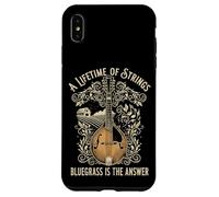 A Lifetime Of Strings Bluegrass Is The Answer Mandolin Case for iPhone XS Max