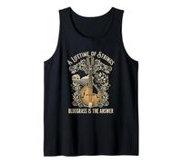A Lifetime of Strings Bluegrass is The Answer Mandolin Tank Top