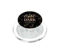A Light in the Dark Matthew 5:14 Christian Pumpkin T-Shirt PopSockets PopGrip for MagSafe