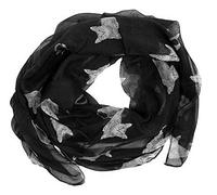 A Liittle Tree- Cutie Cat Print Lady Soft Scarf (Black)