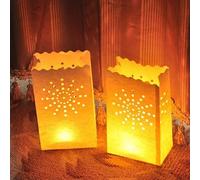 A Liittle Tree- Luminary Candle Lantern Paper Bags Party Wedding Birthday Celebrations (Sun, 30)