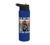 A Lil Bit Emo A Lil Bit Yeehaw Stainless Steel Insulated Water Bottle
