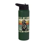 A Lil Bit Emo A Lil Bit Yeehaw Stainless Steel Insulated Water Bottle