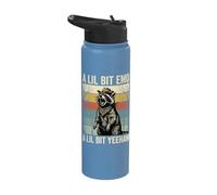 A Lil Bit Emo A Lil Bit Yeehaw Stainless Steel Insulated Water Bottle