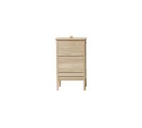 A Line Laundry Basket White-oiled Oak