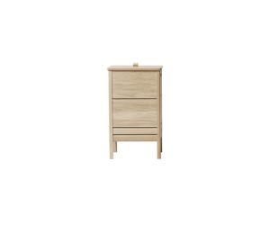 A Line Laundry Basket White-oiled Oak