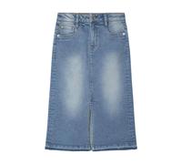 A-line Midi Skirt with Modern Details, female, Pepe Jeans, Kids Skirts, Blue, 6 Y, Kids 6 Y