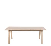 A-Line Modern Rectangular Dining Table, White Oak