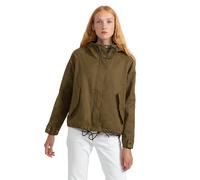 A-line short parka for women Selfhood Vert S