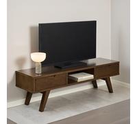 A-Line TV Unit - 2 Drawer - 150cm - Medium - Smoked Oak