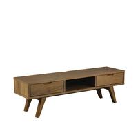 Furniture To Go A-Line Tv Unit With 2 Drawers In Smoked Oak