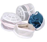 à Linge Science Nest Premium Bra Toiletry Bag for Delicate Nails and Lingerie in White with Pink Trim