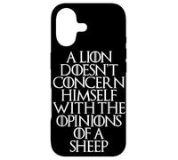 A Lion Doesn't Concern Himself With the Opinions of A Sheep Case for iPhone 17