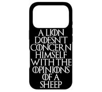 A Lion Doesn't Concern Himself With the Opinions of A Sheep Case for iPhone 17 Pro