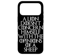 A Lion Doesn't Concern Himself With the Opinions of A Sheep Case for iPhone 17 Pro Max