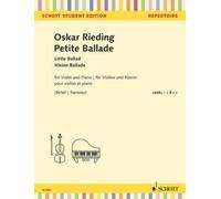 A Little Ballade violin and piano (intermediate) Rieding Schott Music Saddle-wir