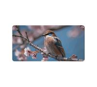 A Little Bird Desk Mat Non-Slip Office Desk Mat 23.6" X 11.8" Large Mouse Pad with Rubber Base Waterproof Desk Writing Pad for Office and Home