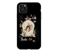 A Little Bird Told Me Retro Wild-Flowers Garden Nature Lover Case for iPhone 11 Pro Max