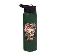 A Little Bit Dirty A Lotta Bit Sweet Cute Elegant Chicken Stainless Steel Insulated Water Bottle