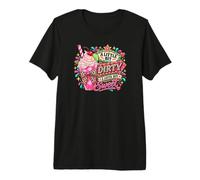 A Little Bit Dirty A Lotta Bit Sweet Leopard Dirty Soda Idea Premium T-Shirt