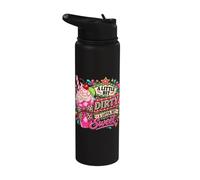 A Little Bit Dirty A Lotta Bit Sweet Leopard Dirty Soda Idea Stainless Steel Insulated Water Bottle