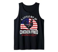 A Little Bit of Chicken Fried Southern Style Tank Top