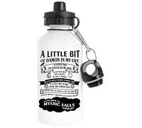 A Little Bit Of Damon In My Life! Water Bottle Stainless Steel Traveller White