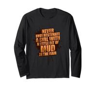 A Little bit of mud Muddy Race Mud Run Long Sleeve T-Shirt