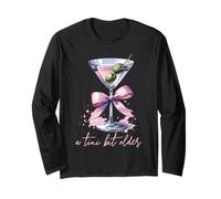 A Little Bit Older Funny Saying Martini Drink Birthday Long Sleeve T-Shirt