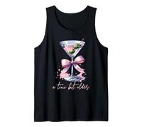 A Little Bit Older Funny Saying Martini Drink Birthday Tank Top