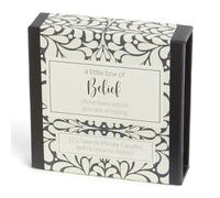A Little Box of Belief. 12 x Twenty Minute Candles with a Ceramic Holder for Relaxation, Meditation, Mindfulness and Well-Being