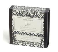 A Little Box of Love (Vintage) by Cotton & Grey - 12 Pure Beeswax Twenty Minute Candles with Ceramic Holder