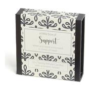 A Little Box of Support. 12 x Twenty Minute Candles with a Ceramic Holder for Relaxation, Meditation, Mindfulness and Well-Being