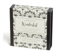 A Little Box of Wonderful. 12 x Twenty Minute Candles with a Ceramic Holder for Relaxation, Meditation, Mindfulness and Well-Being