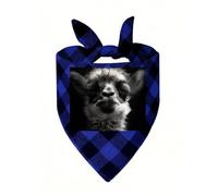 A Little Camel Dog Bandana Plaid Triangle Pets Scarf | Funny Dog Neckwear Washable Triangle Bibs Kerchief Pet Costume Accessories for Small Medium Large Dogs Cats Birthday Gift