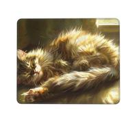 A Little cat Resting Multi Size Mouse pad for Office, Study & Play-Mousepad with Strong Adhesion and Thick Comfortable Surface
