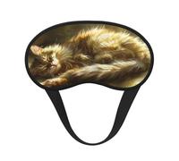 A Little cat Resting Ultimate Eye Mask for Sleeping, Soft and Comfortable Eye Mask, Relaxing Zero Pressure Night Blindfold.