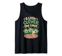 A Little Clover The Limit Fun Shamrock Ireland Tank Top