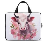 A Little Cow Laptop Sleeve Ultra-Thin, Waterproof 15inch Laptop Bags, Portable Protective Computer Bag with Hand Strap