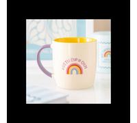 A Little Cup Of Calm Rainbow Ceramic Mug 370Ml