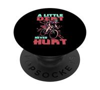 A Little Dirt Never Hurt Cycling Design PopSockets Adhesive PopGrip